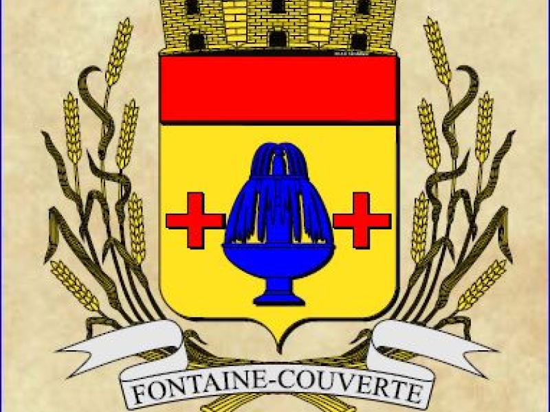 le blason de Fontaine-Couverte